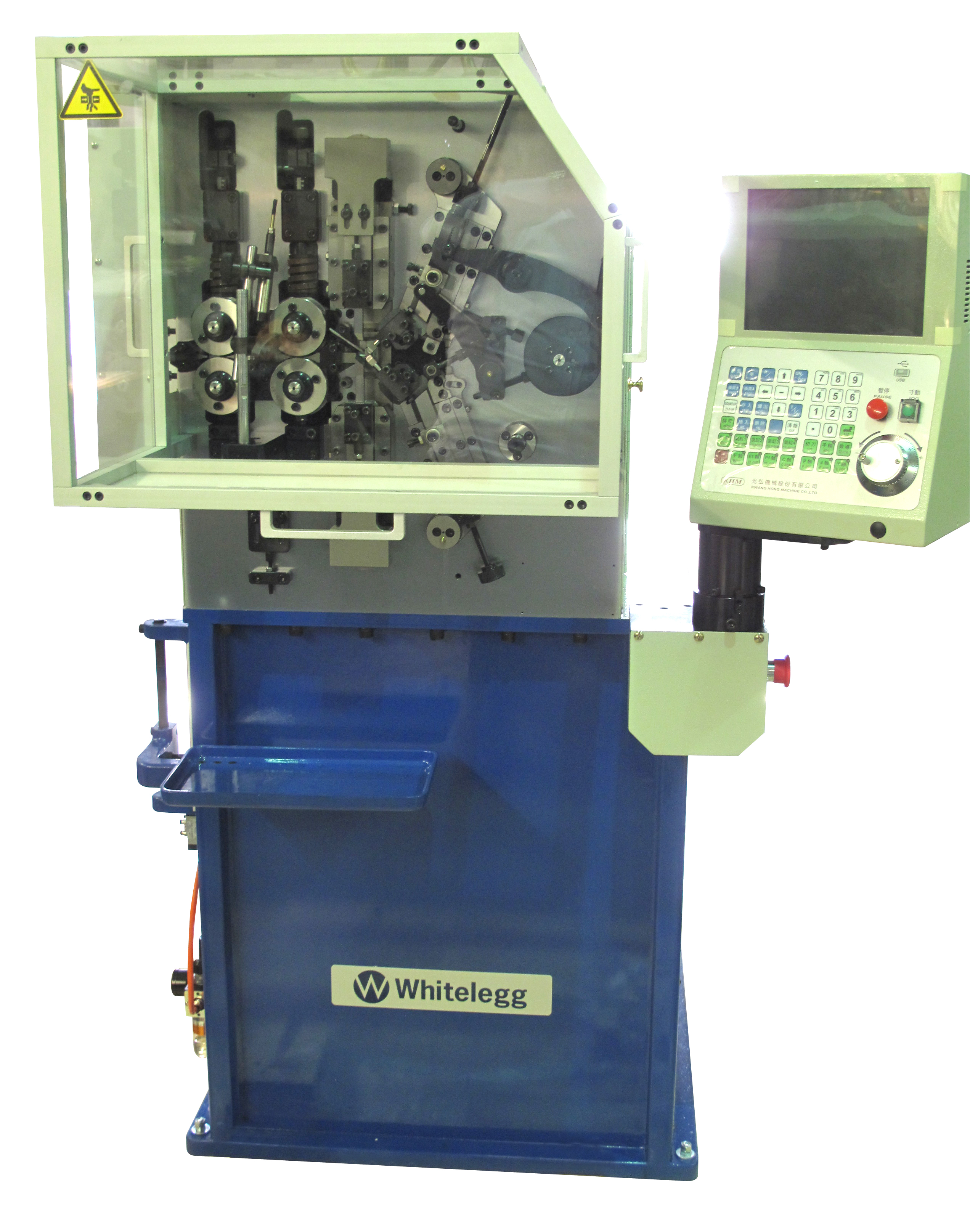 سیم پیچی و فرم دهی پنج محور سه فاز جهت مفتول سیم مدل 1.6 mm 5-axis Spring Coiling Machine ساخت وایتلگ انگلستان